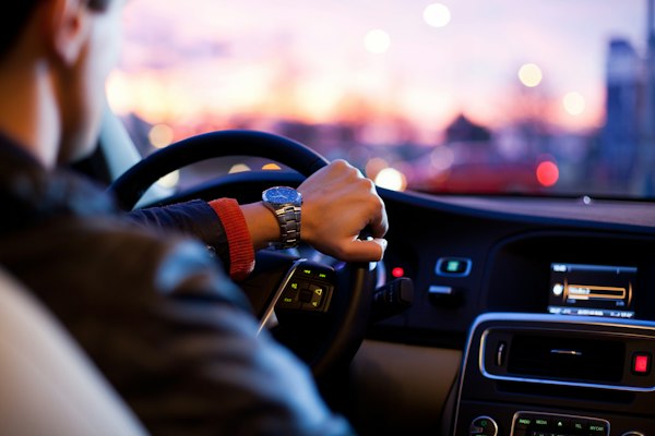Driving on road